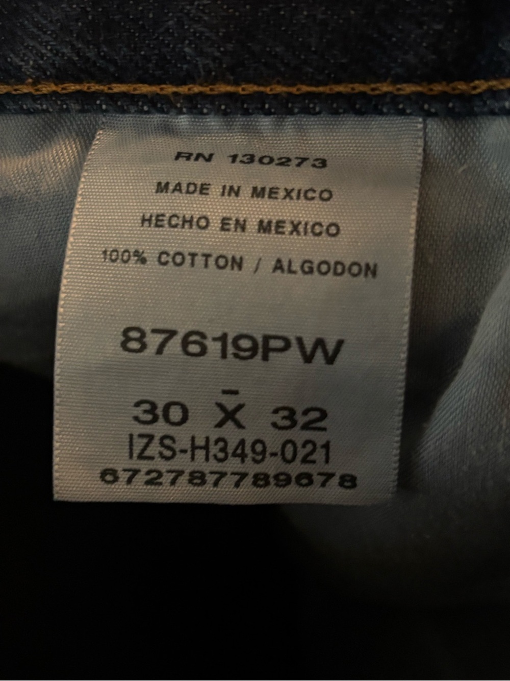 Rustler Straight-Leg Dark Blue Jeans - Picture 6 of 6